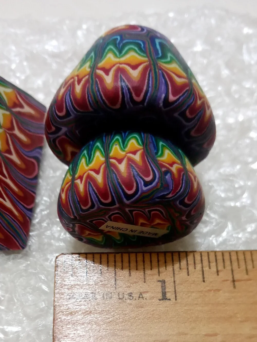 VTG 90s NWOT 2 Tie Dye Incense Holders